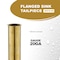 Everflow Flanged Sink Tailpiece for Tubular Drain Applications, 20GA Brass 1-1/2"x12" 22312-20 - alternate 5